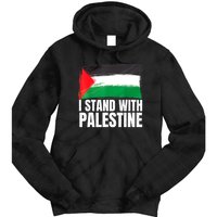 Free Palestine Gaza Palestinian Flag Tie Dye Hoodie