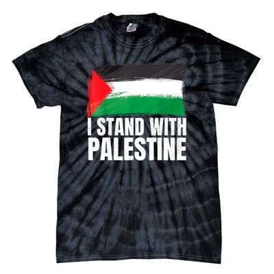 Free Palestine Gaza Palestinian Flag Tie-Dye T-Shirt