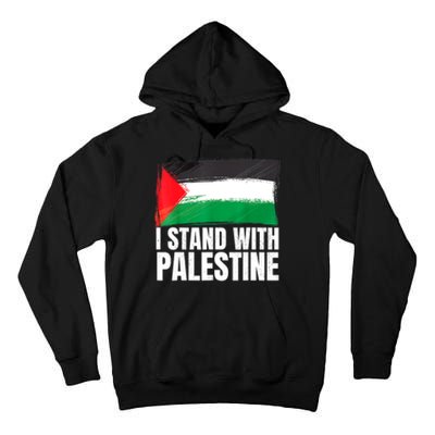 Free Palestine Gaza Palestinian Flag Tall Hoodie