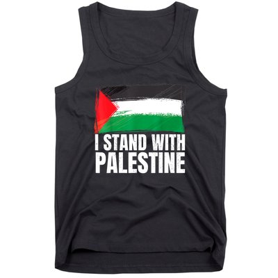 Free Palestine Gaza Palestinian Flag Tank Top