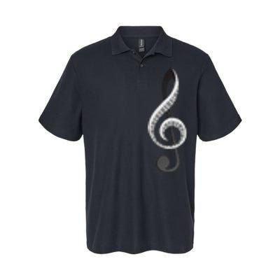 Funny Piano Gift For  Cool Treble Clef Musical Note Softstyle Adult Sport Polo