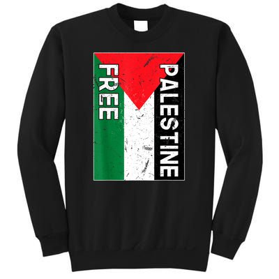 Free Palestine Gaza Palestinian Flag Sweatshirt