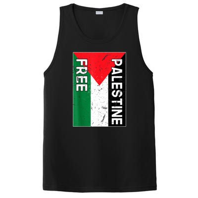 Free Palestine Gaza Palestinian Flag PosiCharge Competitor Tank