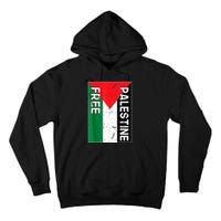 Free Palestine Gaza Palestinian Flag Tall Hoodie