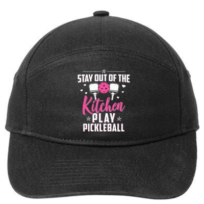 Funny Pickleball Graphic for  Pickleball Player 7-Panel Snapback Hat