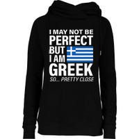 Funny Perfect Greek Flag I Love Greece Womens Funnel Neck Pullover Hood