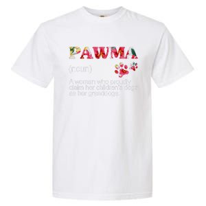 Floral Pawma Grandogs Grandma Dog Mothers Day Funny Garment-Dyed Heavyweight T-Shirt