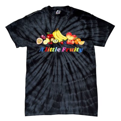 Fruity Pride Gay LGBTQ Fun Rainbow Colors Tie-Dye T-Shirt