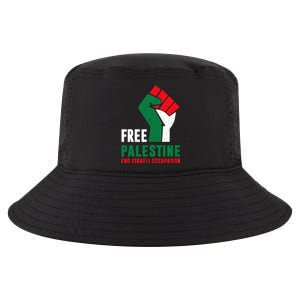 Free Palestine Gaza Freedom End Israeli Occupation Cool Comfort Performance Bucket Hat