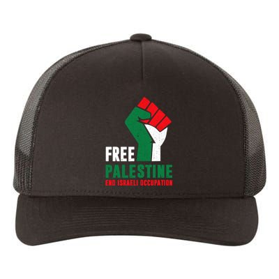 Free Palestine Gaza Freedom End Israeli Occupation Yupoong Adult 5-Panel Trucker Hat