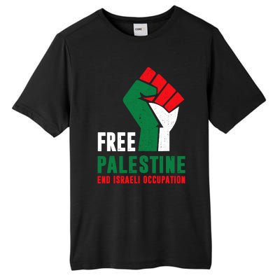 Free Palestine Gaza Freedom End Israeli Occupation Tall Fusion ChromaSoft Performance T-Shirt