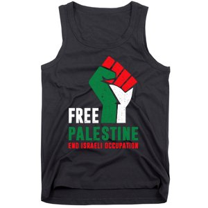 Free Palestine Gaza Freedom End Israeli Occupation Tank Top