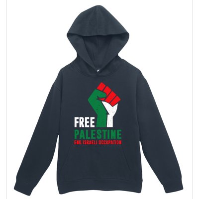 Free Palestine Gaza Freedom End Israeli Occupation Urban Pullover Hoodie