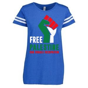 Free Palestine Gaza Freedom End Israeli Occupation Enza Ladies Jersey Football T-Shirt