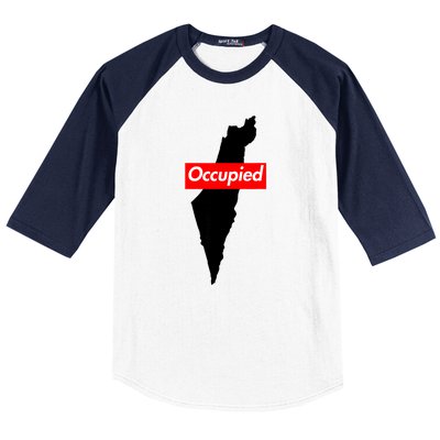 Free Palestine Gaza Palestinian Flag Arabic Baseball Sleeve Shirt