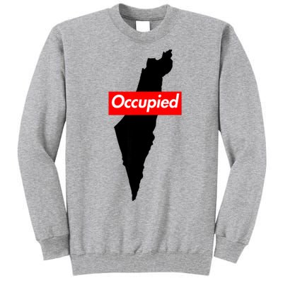 Free Palestine Gaza Palestinian Flag Arabic Tall Sweatshirt