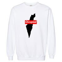 Free Palestine Gaza Palestinian Flag Arabic Garment-Dyed Sweatshirt