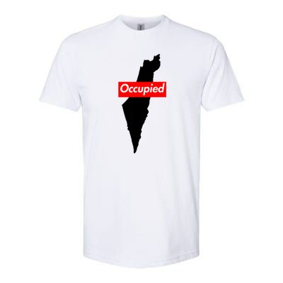 Free Palestine Gaza Palestinian Flag Arabic Softstyle CVC T-Shirt