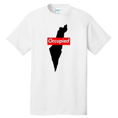 Free Palestine Gaza Palestinian Flag Arabic Tall T-Shirt