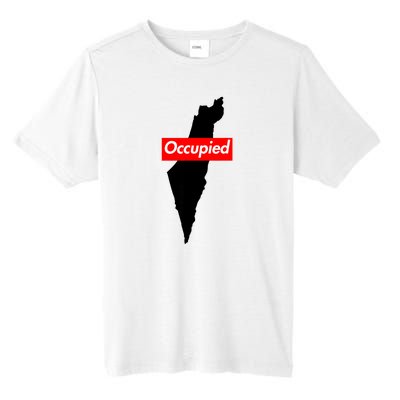 Free Palestine Gaza Palestinian Flag Arabic Tall Fusion ChromaSoft Performance T-Shirt