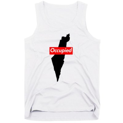 Free Palestine Gaza Palestinian Flag Arabic Tank Top