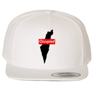 Free Palestine Gaza Palestinian Flag Arabic Wool Snapback Cap