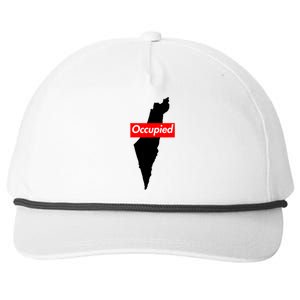 Free Palestine Gaza Palestinian Flag Arabic Snapback Five-Panel Rope Hat