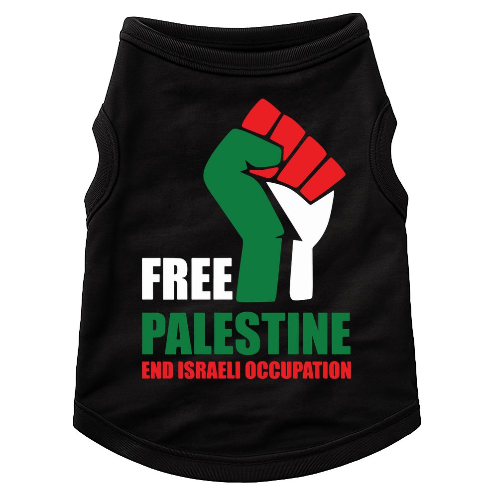 Free Palestine Gaza Freedom End Israeli Occupation Doggie Tank