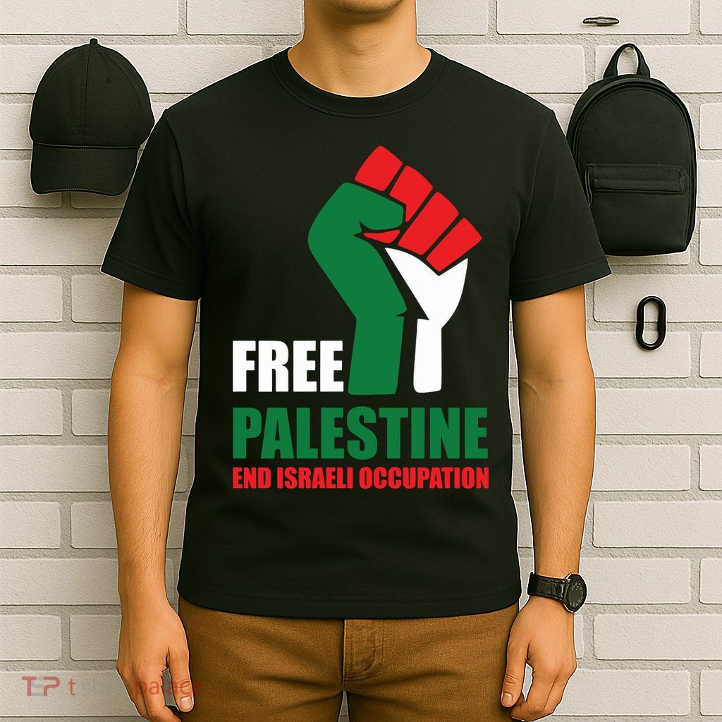 Free Palestine Gaza Freedom End Israeli Occupation T-Shirt