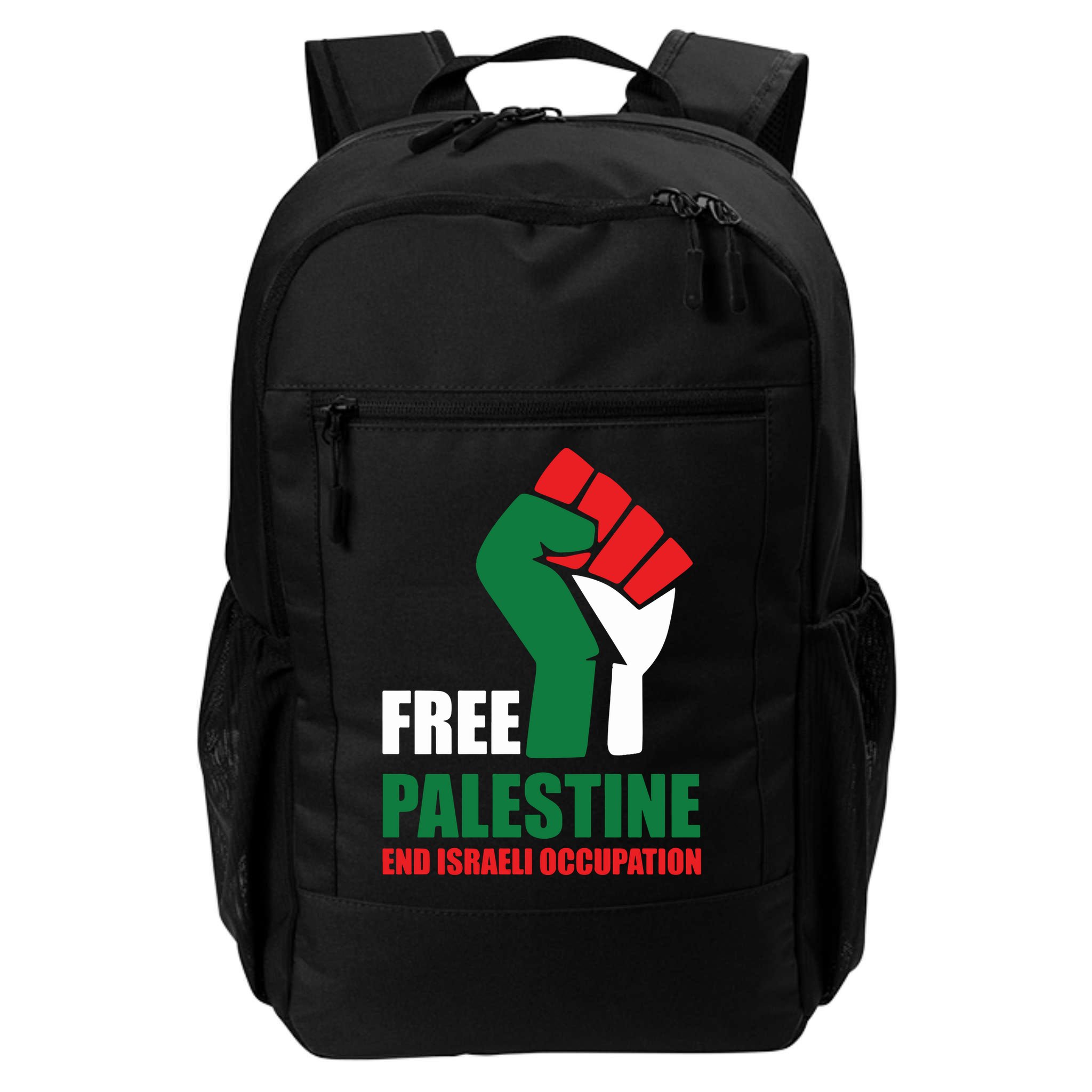 Free Palestine Gaza Freedom End Israeli Occupation Backpack