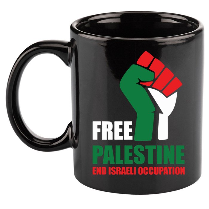 Free Palestine Gaza Freedom End Israeli Occupation 11oz C Handle Ceramic Mug