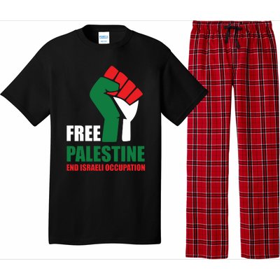 Free Palestine Gaza Freedom End Israeli Occupation Pajama Set