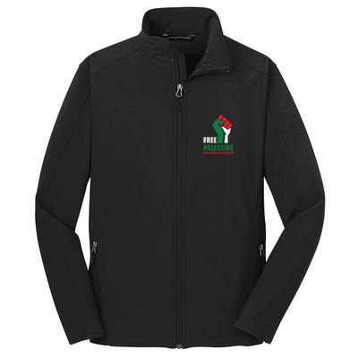 Free Palestine Gaza Freedom End Israeli Occupation Core Soft Shell Jacket