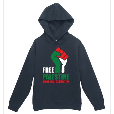 Free Palestine Gaza Freedom End Israeli Occupation Urban Pullover Hoodie