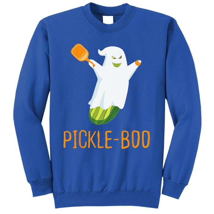 Funny Pickle Ghost Loves To Play Pickleball At Halloween Sweatshirt