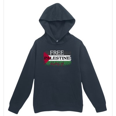 Free Palestine Gift Support Palestine And Gaza Jerusalem Great Gift Urban Pullover Hoodie