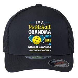 Funny Pickleball Grandma Pickleball Player Flexfit Unipanel Trucker Cap