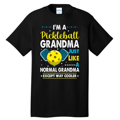 Funny Pickleball Grandma Pickleball Player Tall T-Shirt