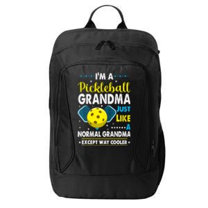 Funny Pickleball Grandma Pickleball Player City Backpack