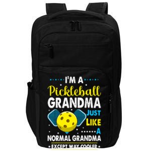 Funny Pickleball Grandma Pickleball Player Impact Tech Backpack