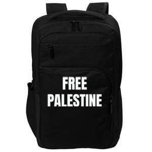 Free Palestine Gaza Freedom Impact Tech Backpack