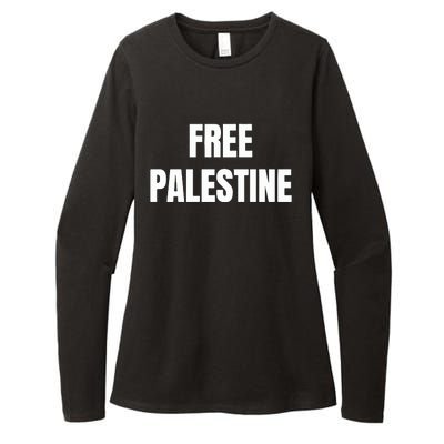 Free Palestine Gaza Freedom Womens CVC Long Sleeve Shirt