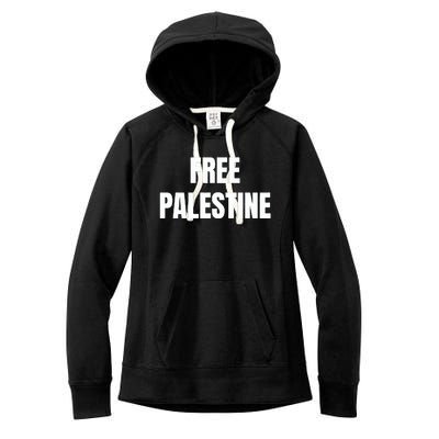 Free Palestine Gaza Freedom Women's Fleece Hoodie