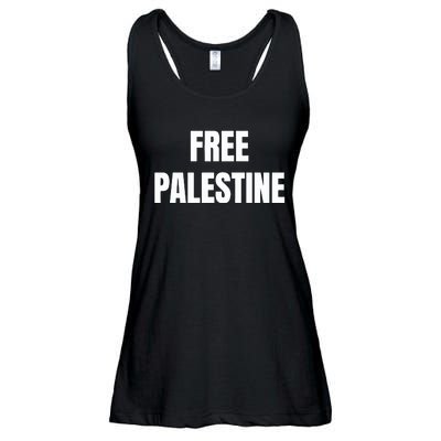 Free Palestine Gaza Freedom Ladies Essential Flowy Tank