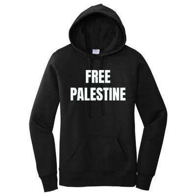 Free Palestine Gaza Freedom Women's Pullover Hoodie