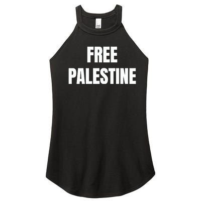 Free Palestine Gaza Freedom Women's Perfect Tri Rocker Tank