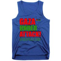 Free Palestine Gaza Under Attack Palestine Flag Cute Gift Tank Top