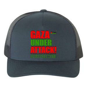 Free Palestine Gaza Under Attack Palestine Flag Cute Gift Yupoong Adult 5-Panel Trucker Hat