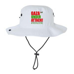 Free Palestine Gaza Under Attack Palestine Flag Cute Gift Legacy Cool Fit Booney Bucket Hat