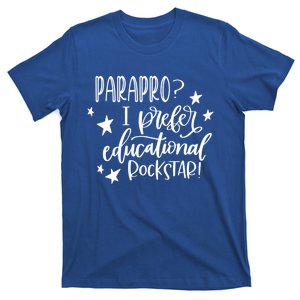 Funny Paraprofessional Gift Educational Rockstar Parapro Gift T-Shirt